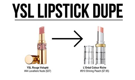 ysl lipstick dupes|lipstick ysl original.